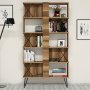 HANAH HOME Radni sto sa policom za knjige Extra 2 Walnut - slika 4