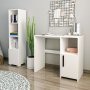 HANAH HOME Radni sto sa policom za knjige Kuzey Set White - slika 2