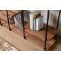 HANAH HOME Polica za knjige Cooper Walnut - slika 5
