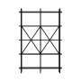 HANAH HOME Polica za knjige Elston 1200 3 Black Anthracite - slika 3