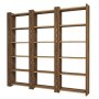 HANAH HOME Polica za knjige City 3 Walnut Walnut - slika 3