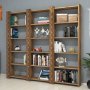 HANAH HOME Polica za knjige City 3 Walnut Walnut - slika 1