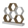 HANAH HOME Polica za knjige Cicek White Oak - slika 4