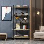 HANAH HOME Polica za knjige Elston 900 Black Oak - slika 1
