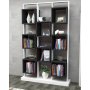 HANAH HOME Polica za knjige Edge White Black - slika 1