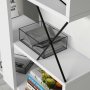 HANAH HOME Polica za knjige Extra White - slika 3