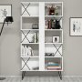 HANAH HOME Polica za knjige Extra White - slika 1