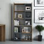 HANAH HOME Polica za knjige Box Walnut Chalcedony - slika 2