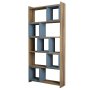 HANAH HOME Polica za knjige Box Walnut Chalcedony - slika 4
