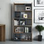 HANAH HOME Polica za knjige Box Walnut Chalcedony - slika 1