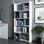 HANAH HOME Polica za knjige Box White Blue - slika 1