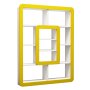HANAH HOME Polica za knjige Orkide White Yellow - slika 3