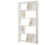 HANAH HOME Polica za knjige Lima White Marble - slika 4