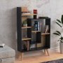HANAH HOME Polica za knjige New Sally Anthracite Oak - slika 3