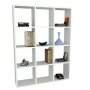HANAH HOME Polica za knjige Ultimate White - slika 2