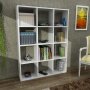 HANAH HOME Polica za knjige Ultimate White - slika 1
