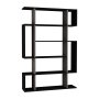 HANAH HOME Polica za knjige Mito Anthracite Light Mocha - slika 2