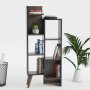 HANAH HOME Polica za knjige Lagomood Evren Anthracite Walnut - slika 2