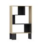 HANAH HOME Polica za knjige Keevy Anthracite Oak - slika 4