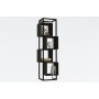HANAH HOME Polica za knjige Rabant Anthracite - slika 3