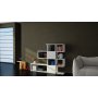 HANAH HOME Polica za knjige Karlin-White - slika 1