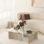 HANAH HOME Sto za dnevnu sobu Escape Travertine - slika 3