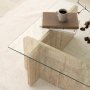 HANAH HOME Sto za dnevnu sobu Escape Travertine - slika 5