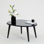 HANAH HOME Sto za dnevnu sobu Gusto Black Fume - slika 4