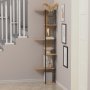 HANAH HOME Polica za knjige Feza Oak - slika 2