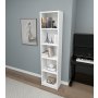 HANAH HOME Polica za knjige Fulya White - slika 2