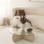 HANAH HOME Sto za dnevnu sobu Himalayas Travertine - slika 4