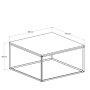 HANAH HOME Sto za dnevnu sobu Shp 980 Tt 1 - slika 3