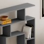 HANAH HOME Polica za knjige Maze Anthracite - slika 2