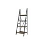 HANAH HOME Polica za knjige Passi Walnut Black - slika 3