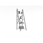 HANAH HOME Polica za knjige Passi White Black - slika 2