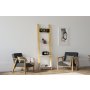 HANAH HOME Polica za knjige Fayko White Sapphire - slika 1