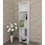HANAH HOME Polica za knjige Cansu D White - slika 2