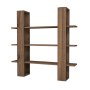 HANAH HOME Polica za knjige Ada Walnut - slika 3