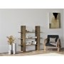 HANAH HOME Polica za knjige Ada Walnut - slika 1