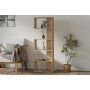 HANAH HOME Polica za knjige Nebu Sapphire Oak - slika 1