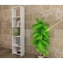 HANAH HOME Polica za knjige Goksu D White - slika 2