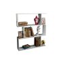 HANAH HOME Polica za knjige Karrusel White - slika 2