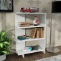 HANAH HOME Polica za knjige Trilion White - slika 1