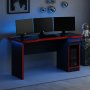 HANAH HOME Gejming sto Phoenix 9 Black Red - slika 2