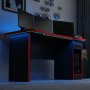 HANAH HOME Gejming sto Phoenix 9 Black Red - slika 3