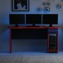 HANAH HOME Gejming sto Phoenix 9 Black Red - slika 1
