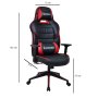 HANAH HOME Gejming stolica Comodo Tokyo Red - slika 2