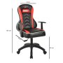 HANAH HOME Gejming stolica XFly Luppo Red - slika 2