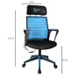 HANAH HOME Gejming stolica XFly Oyuncu Blue - slika 2