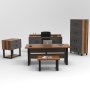 HANAH HOME Set kancelarijskog nameštaja Mn11 Ba - slika 3